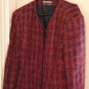 Saks Fifth Avenue Burgundy Jacket